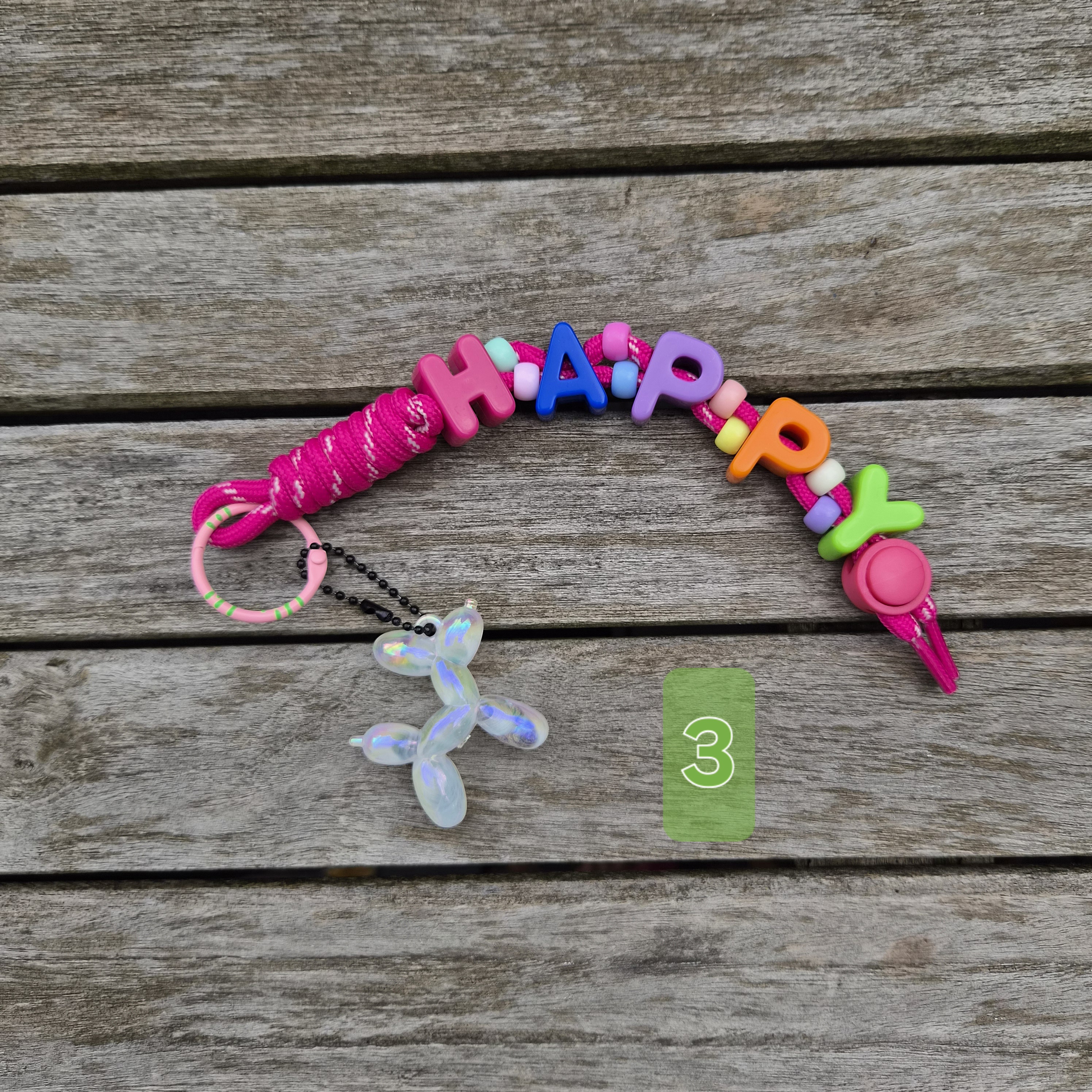Anhänger "Happy" – Bild 4
