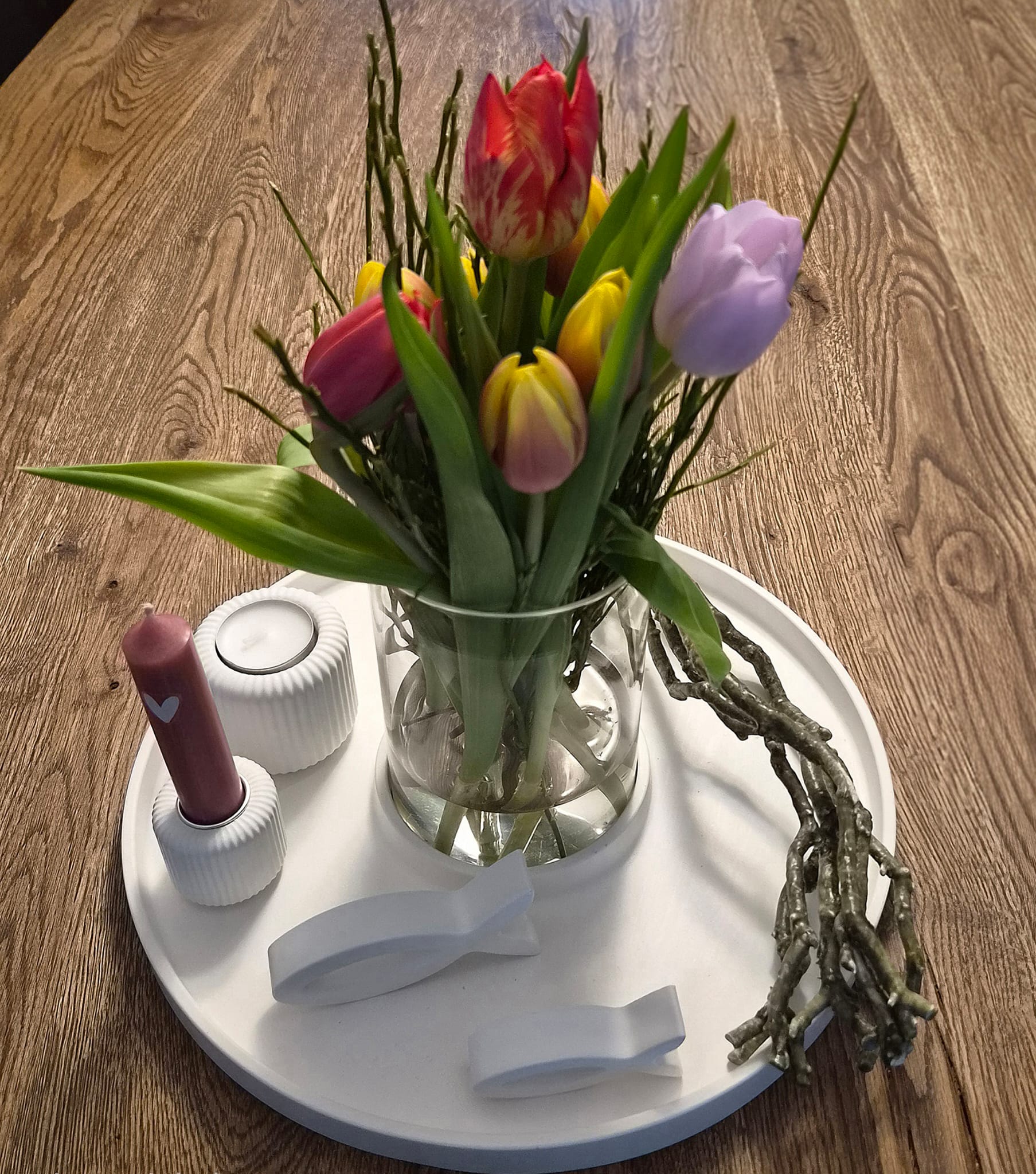 Vase für Teller "Loop" groß – Bild 2