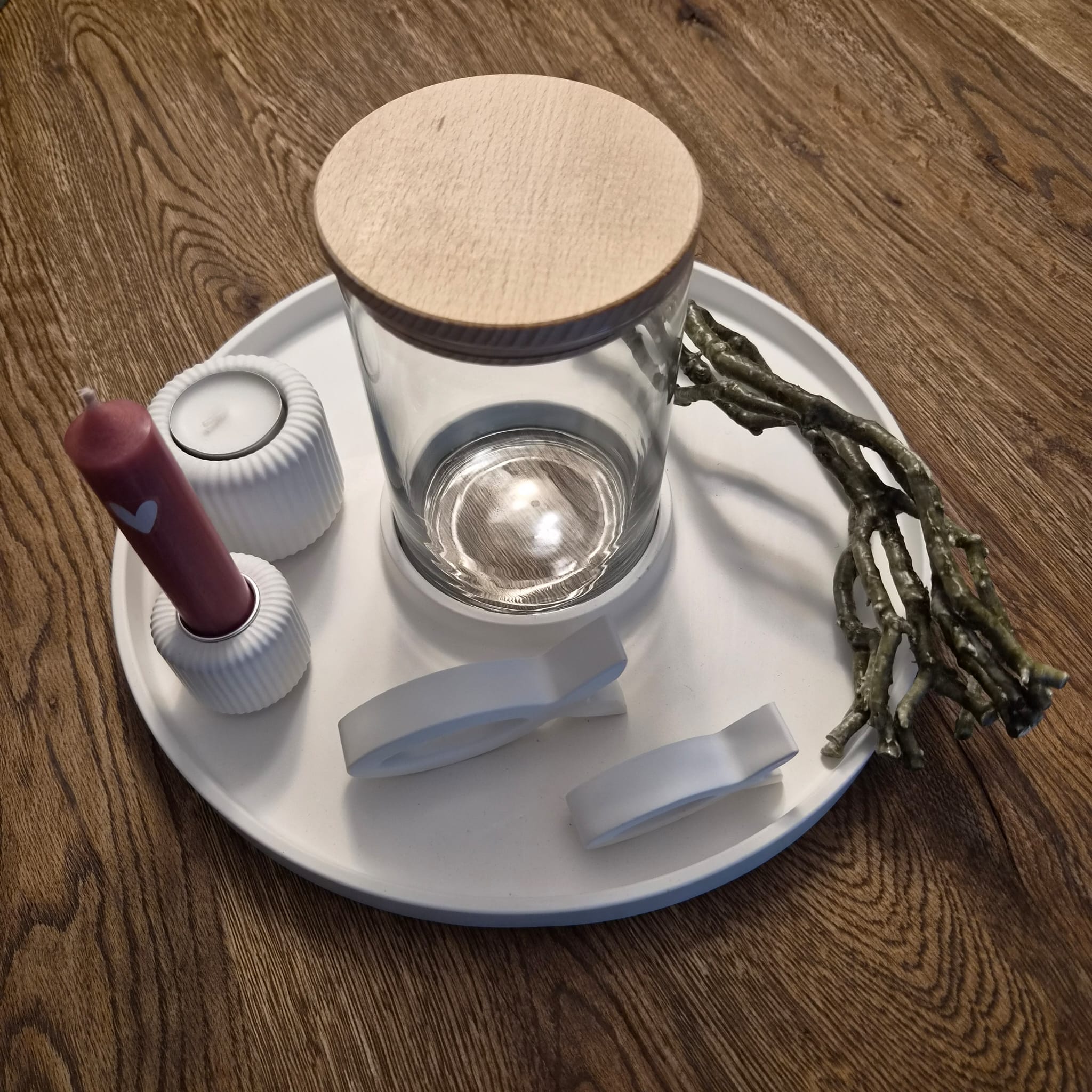 Vase für Teller "Loop" groß – Bild 3